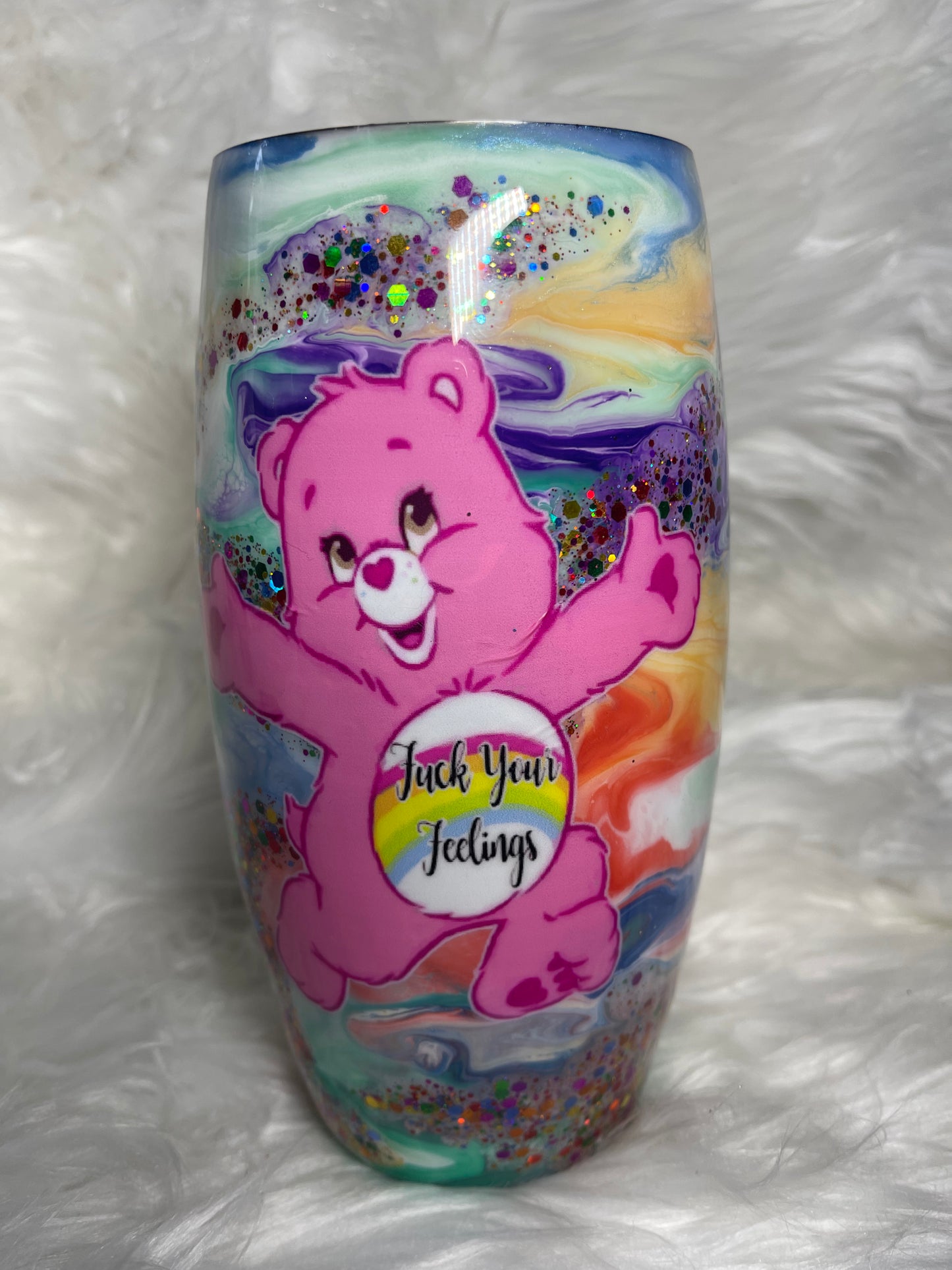Live Sale 25oz swear bear tumbler