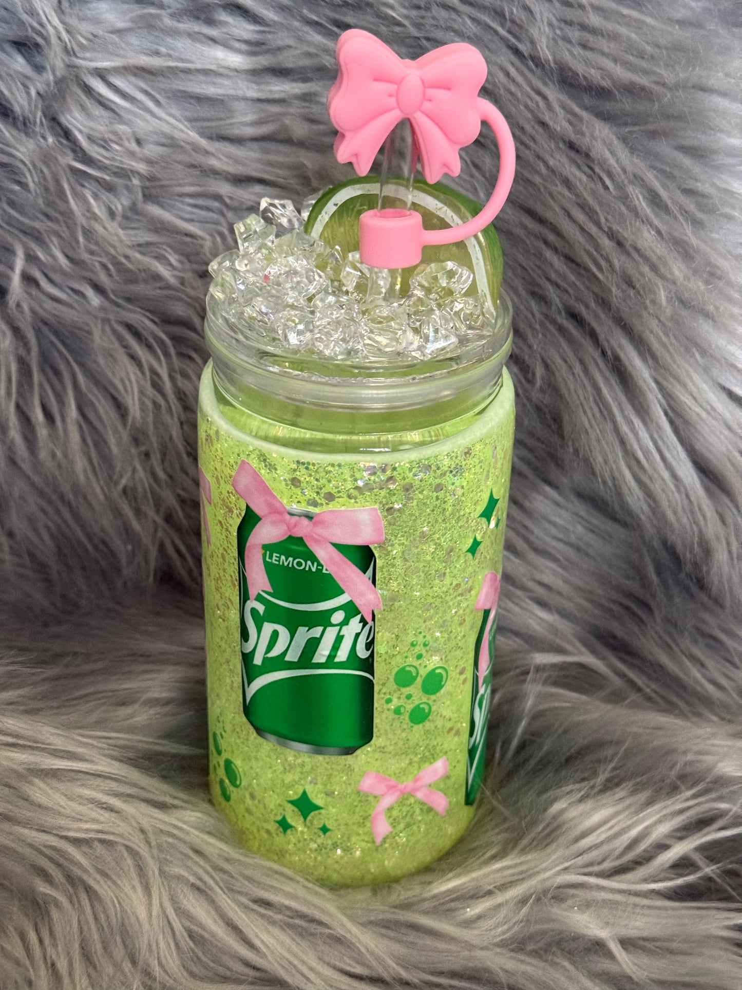 16oz Sprite SnowGlobe