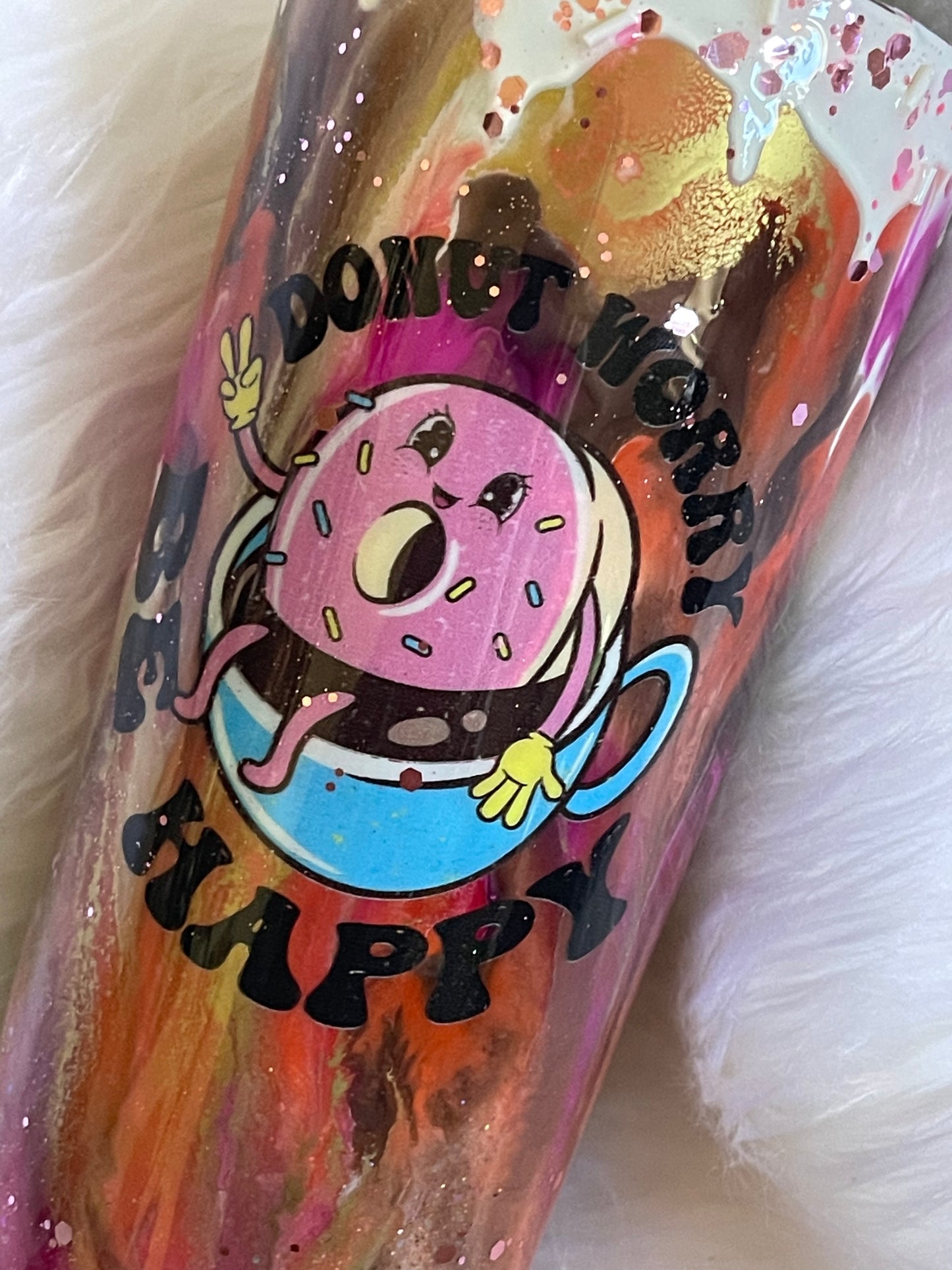 Ready to Ship 24 oz Donut Tumbler