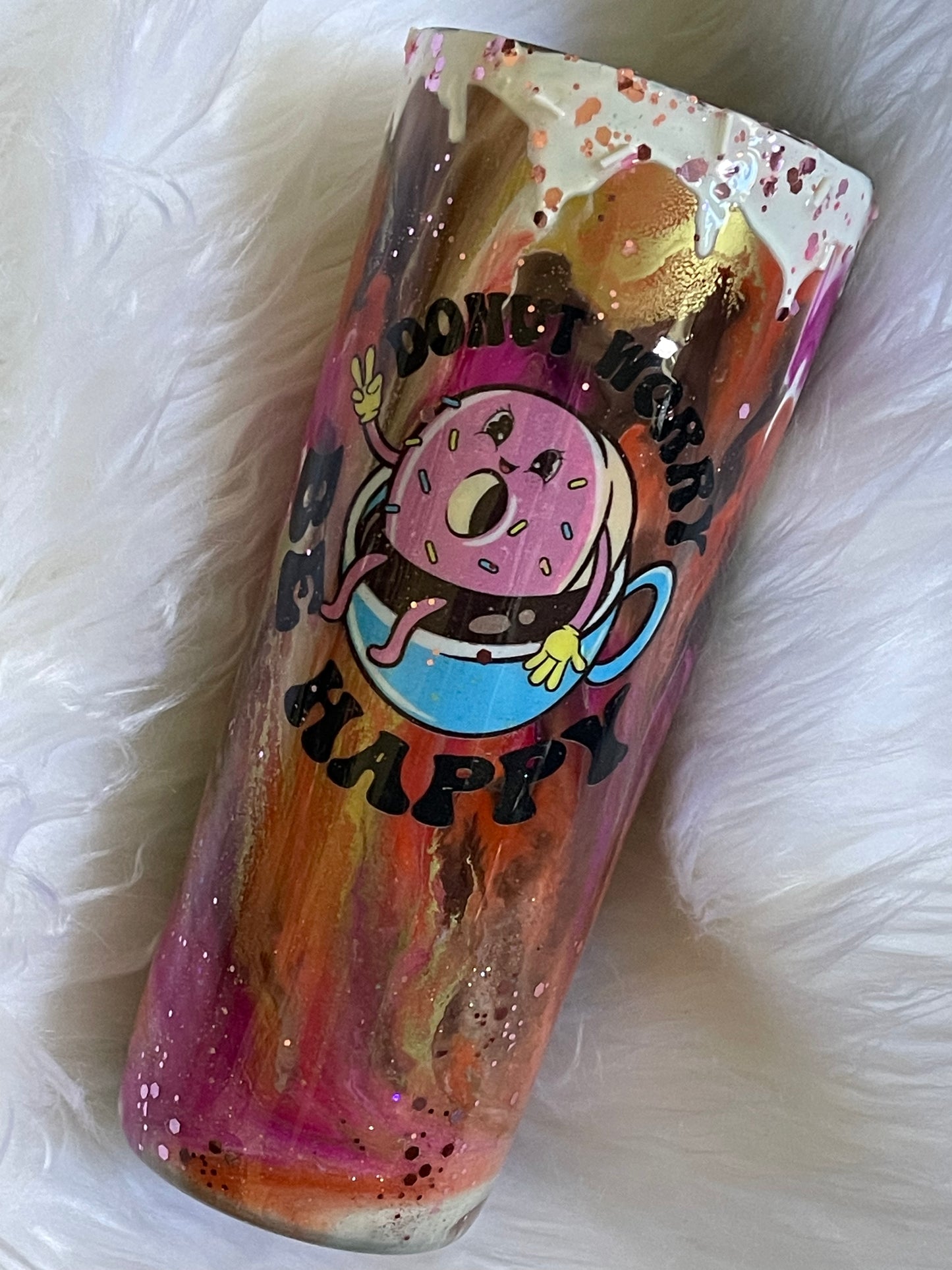 Ready to Ship 24 oz Donut Tumbler