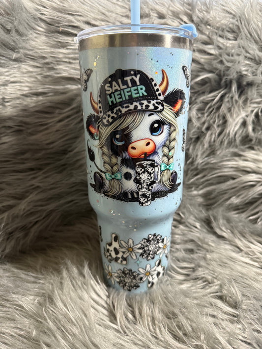 40oz Salty Heifer Tumbler