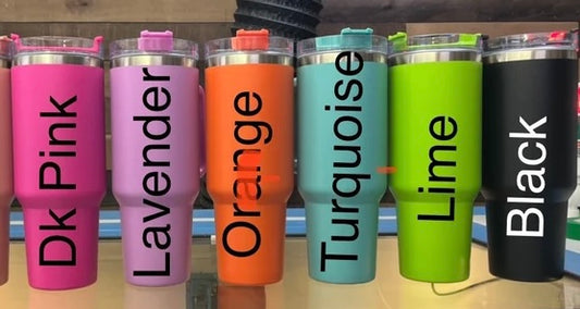 40oz Tumbler with handle