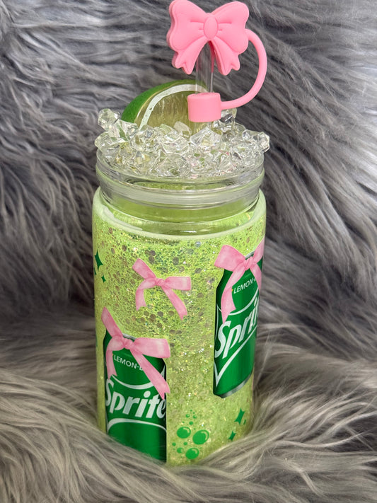 16oz Sprite SnowGlobe